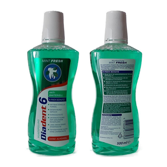 Diadent 6 mouthwash antibacterial - 500 ml